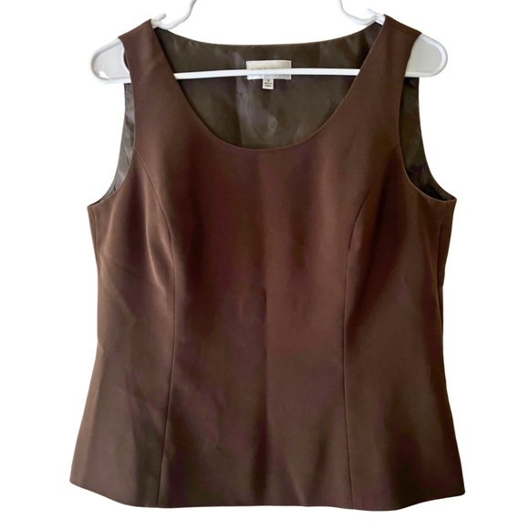 Jones New York Suit Women’s Brown Dressy Tank Top - Picture 1 of 8